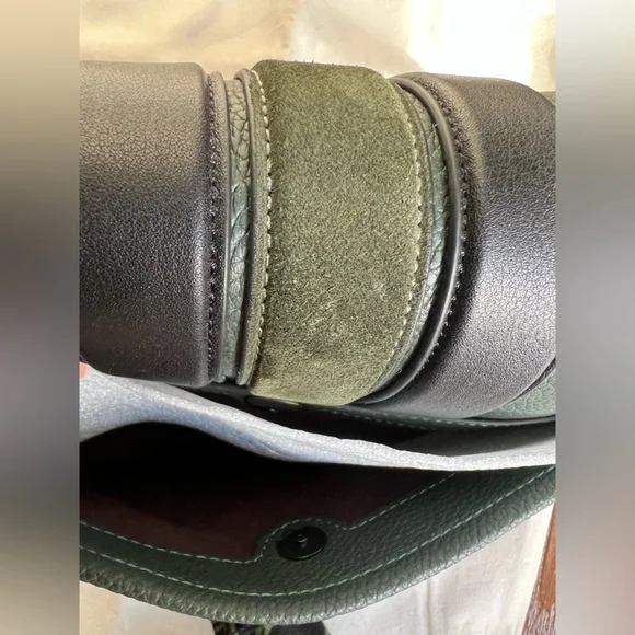 Coach Hitch Crossbody With Varsity Stripe Green - Picture 11 of 11